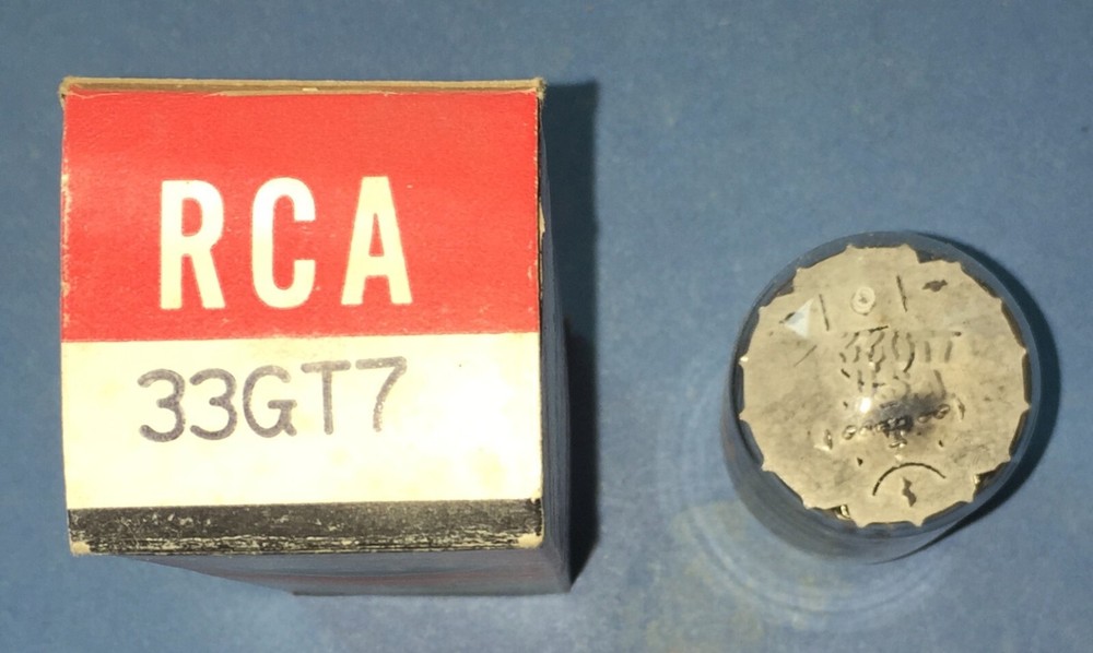 NOS RCA 33GT7 Vacuum Tube – High-Quality Vintage Audio Component for Enhanced Sound Performance