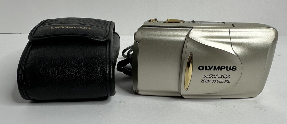 Olympus Stylus Epic Zoom 80 DLX 35mm Film Camera Point & Shoot READ DESC