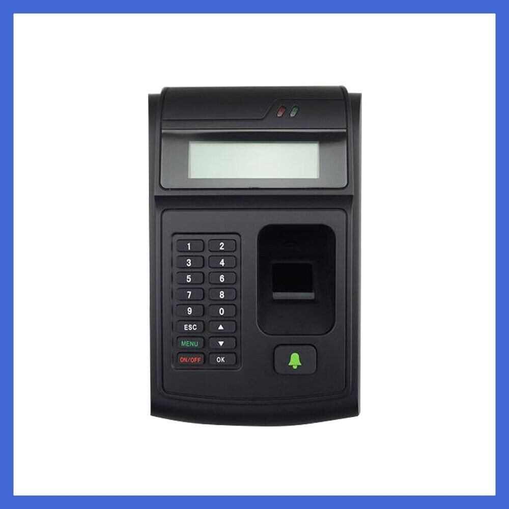 Biometric Fingerprint PIN Code Door Lock with USB Attendance RF Reader Access Control  -image