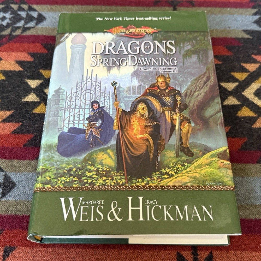 Dragonlance DRAGONS OF SPRING DAWNING hardcover Margaret Weis Tracy Hickman LN