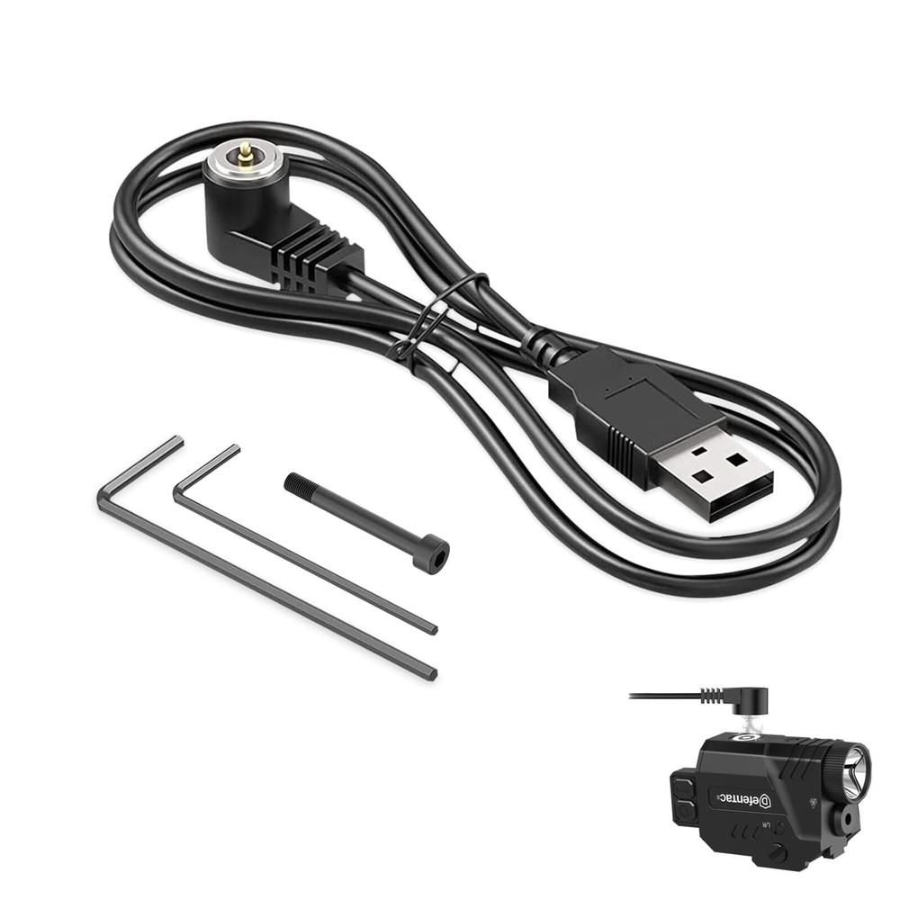 Магнитный зарядный кабель USB DEFENTAC совместим с тактическими продуктами с магнитом...