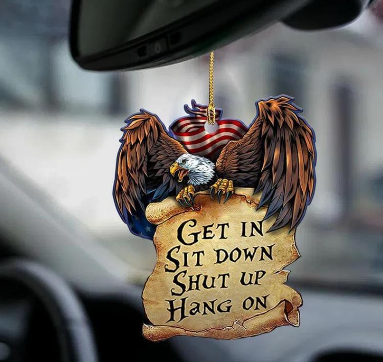 Eagle get in bird lovers ornament  Eagle car hanging mirror ornaments