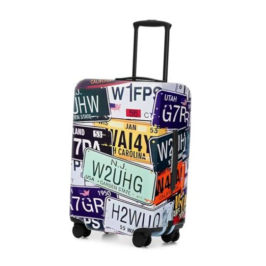Traveluggage Cover Protector, Washable Elastic Suitcase L License Plate