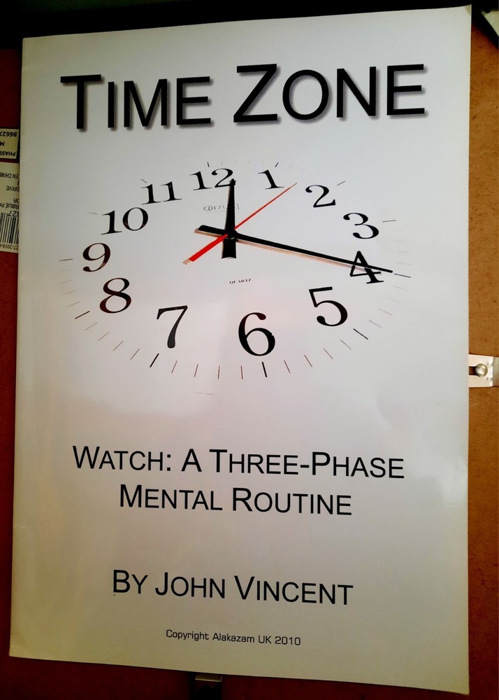 TIME ZONE Mentalism Full Three Phase Magic Routine Trick 2010 John Vincent NEW