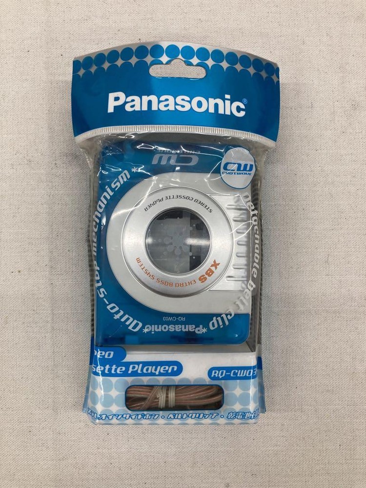 Panasonic RQ-CW03-A Portable Cassette Player with Tape Recorder and Audio Cassette Playback