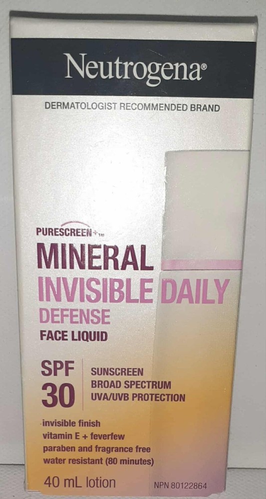 Neutrogena Mineral SPF 30 Invisible Daily Defense Face Lotion