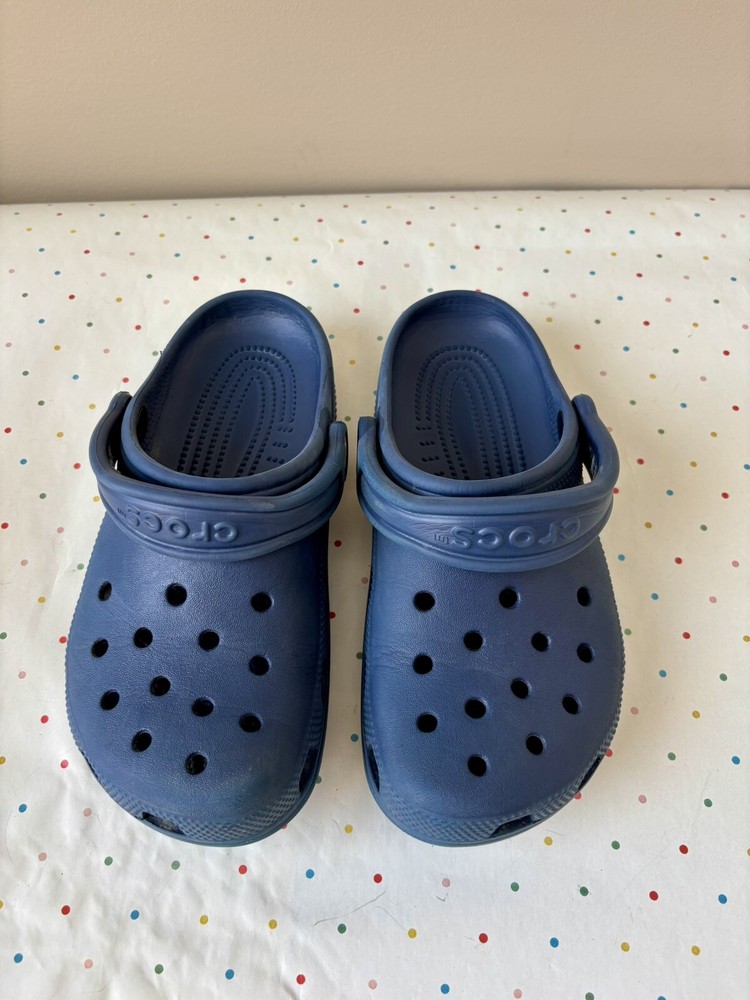 Crocs Bistro Navy Blue Shoes Sandals  Unisex Size M4 W6