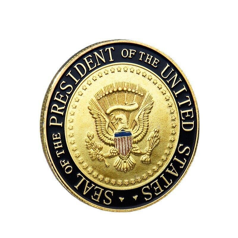 1PCS 2024 US President Signature For Collection Commemorative Coin Donald Trump