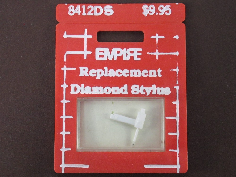 EMPIRE Replacement Diamond Stylus, Phonograph Needle, 8412DS, NEW (HB)