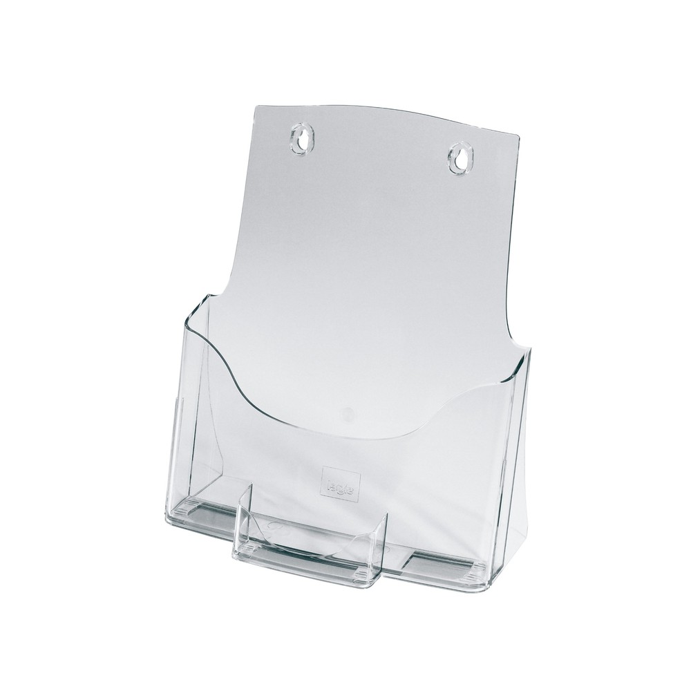 Sigel LH111 A4 Tabletop Literature Holder with Integrated Business Card Slot – Compact and Stylish Organizer for Brochures, Flyers, and Documents.