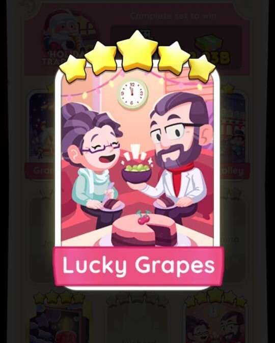 Lucky Grapes MONOPOLY 5 Stars ⭐️⭐️⭐️⭐⭐ Sticker | FAST DELIVERY