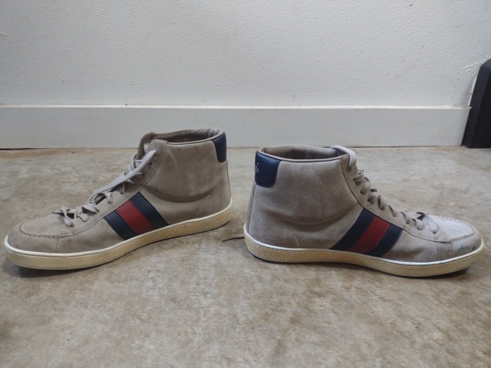 Grey Gucci shoes made in Italy pre owned gray (no PayPal)-image