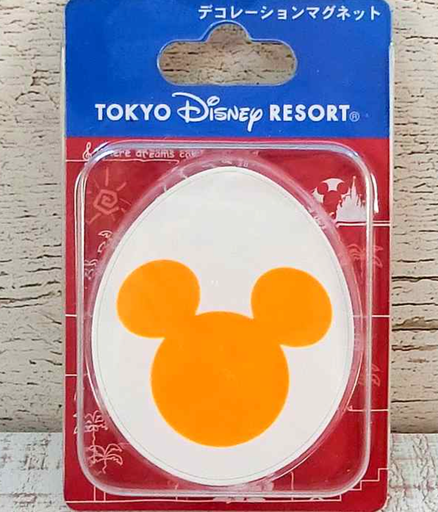 Tokyo Disney Resort Mickey Egg Logo Magnet Limited Edition New Japan