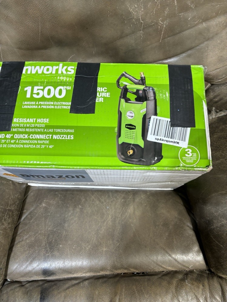 ￼ Greenworks pressure washer