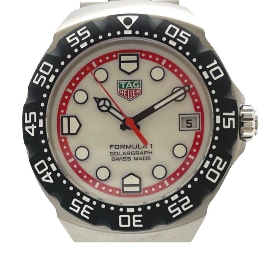 TAG Heuer Formula One Solargraph WBY1111 BA0042 White F1 Solar Watch