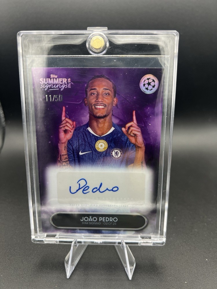 Topps Summer Signings Joao Pedro Auto 11/50 Chelsea