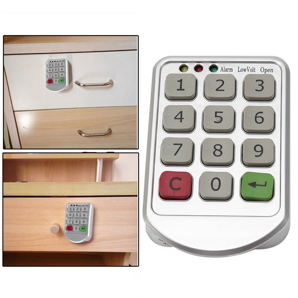 Smart Digital Keypad Lock for Secure Cabinet Access-image
