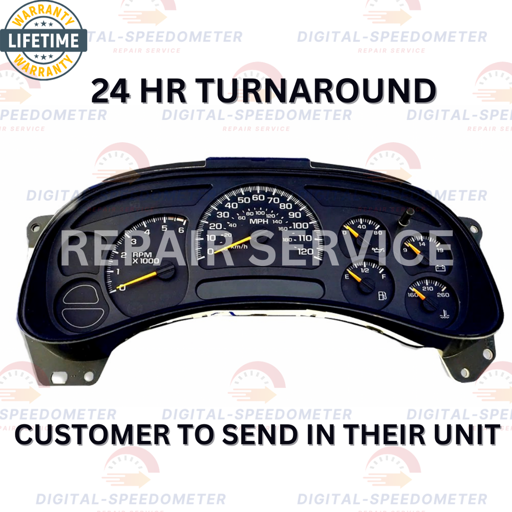 2003-2006 Chevrolet Avalanche Speedometer Repair Service BUY NOW-image