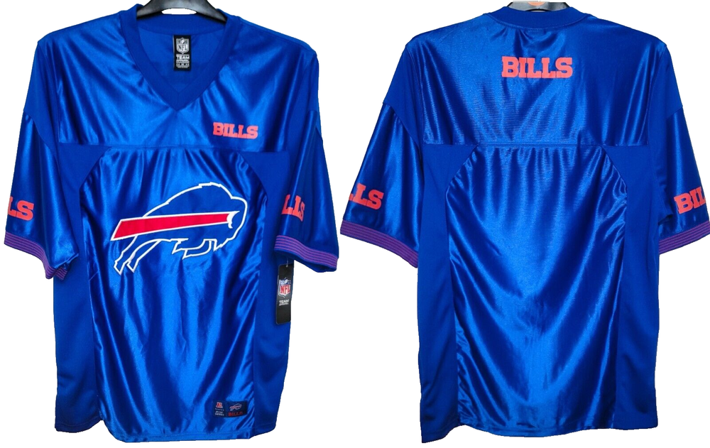 NWT Medium Buffalo Bills NFL Team Apparel Premium Embroidered Throwback Jersey
