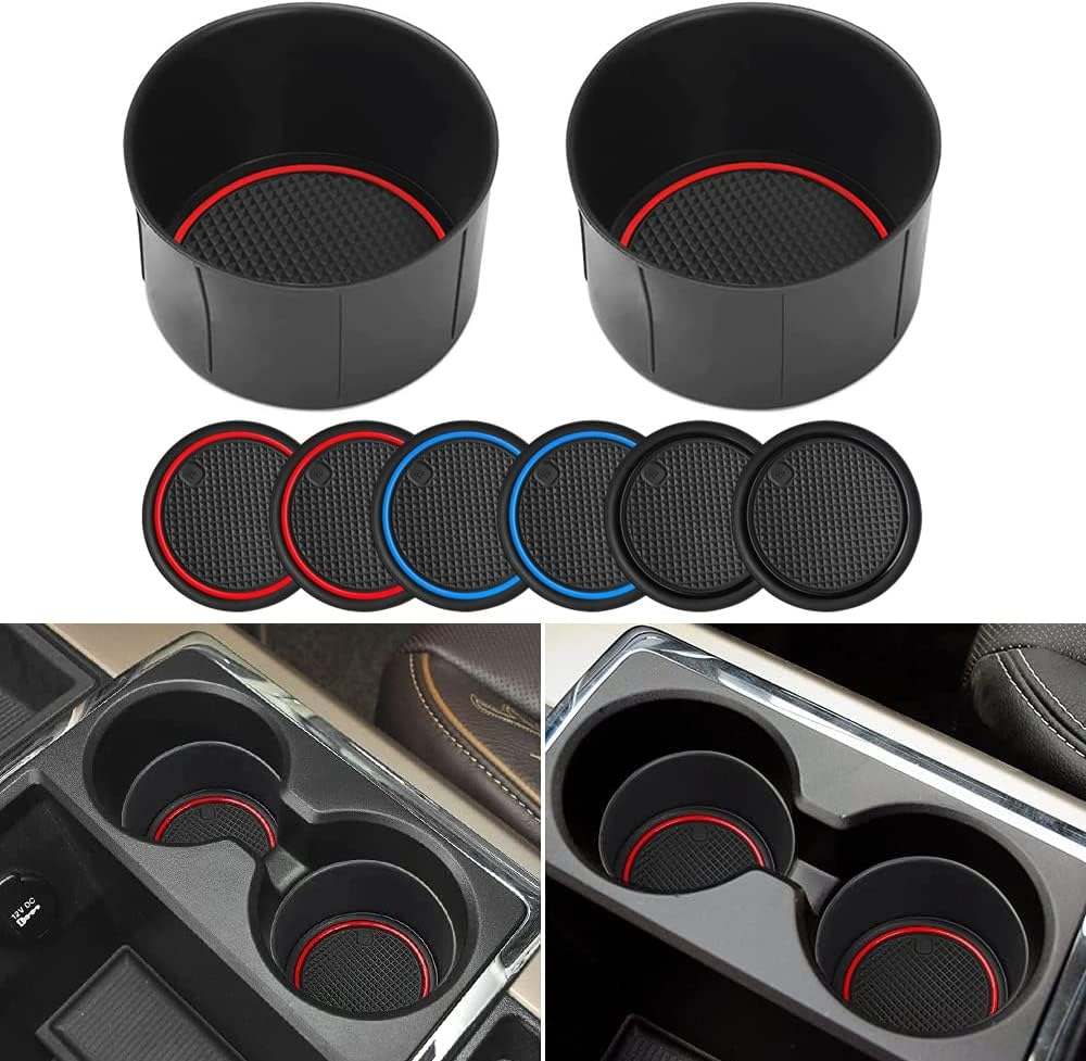 Console Cup Holder Inserts Replacement for Ram Accessories 1500 2500 3500 2009-2