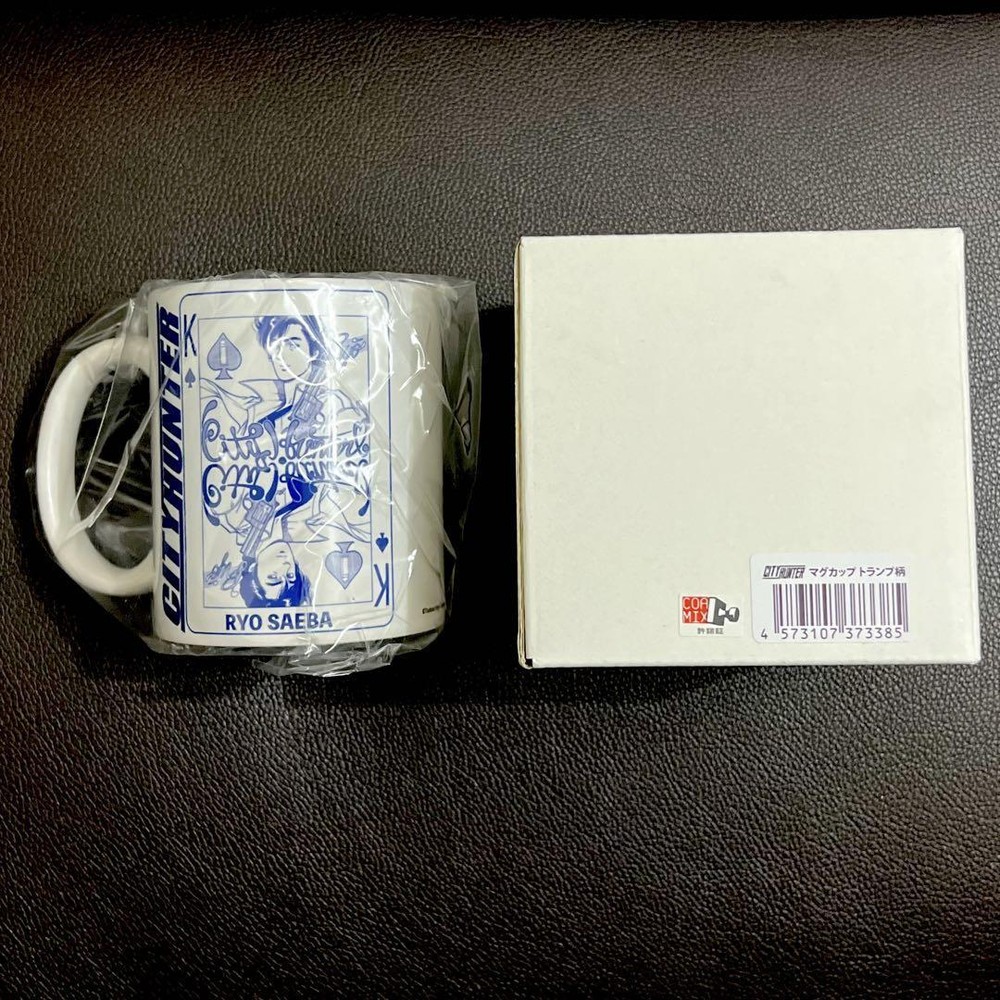 City Hunter Ryo Kaori Mug Playing Card Design 340ml Ceramic Cup New