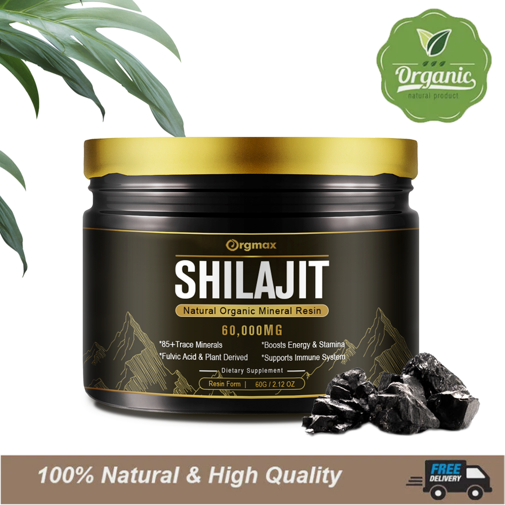 60G Organic Shilajit Pure 100% Himalayan Shilajit Resin Natural Supplement