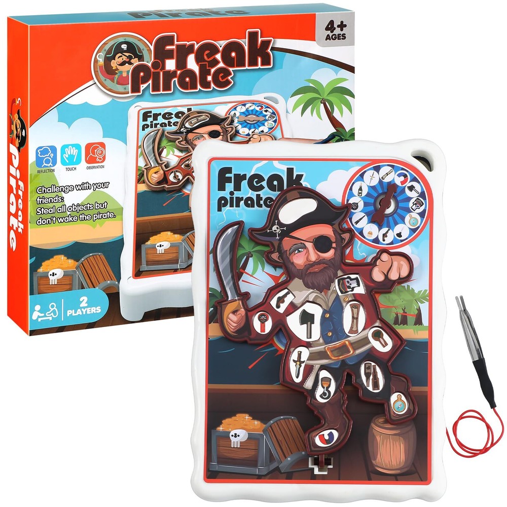 Pirate Electronic Operation Board Game for Kids Ages 6 and Up with Fun Challenges