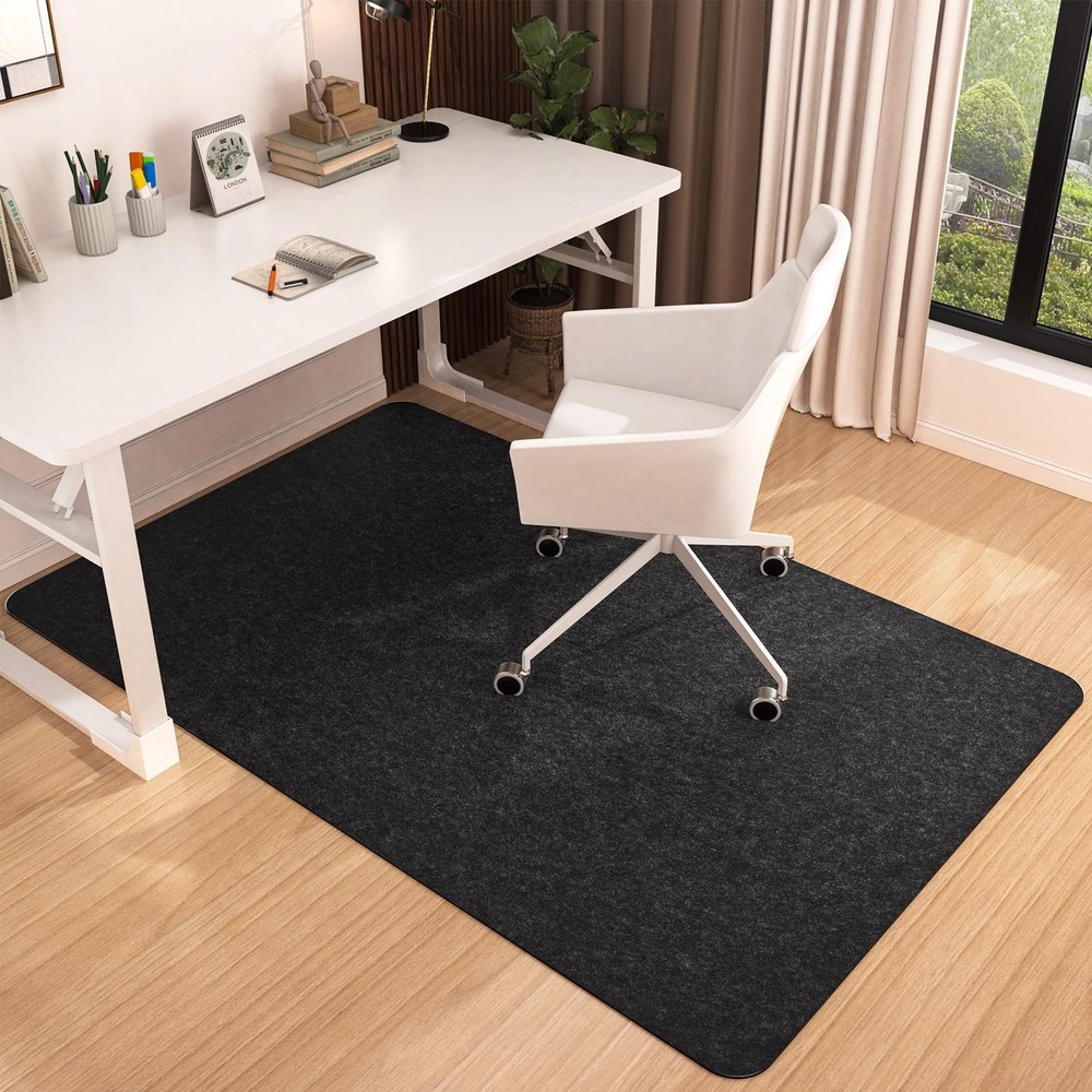 Large 55x35 Office Chair Mat for Hardwood Floors - Desk Rug Protector