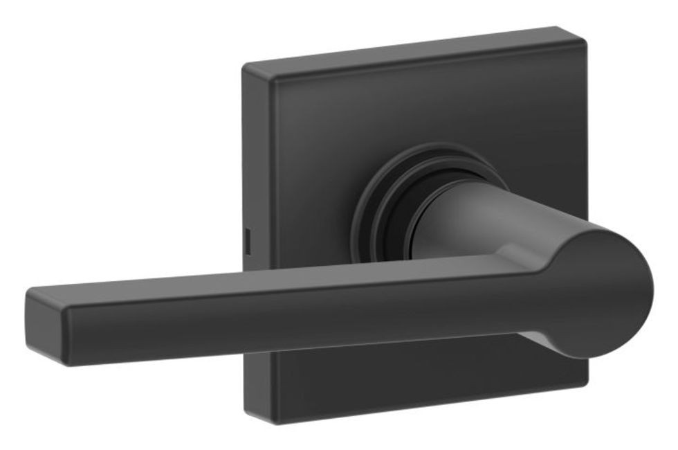 Schlage J10-SOL-COL Solstice Passage Door Lever Set - Black