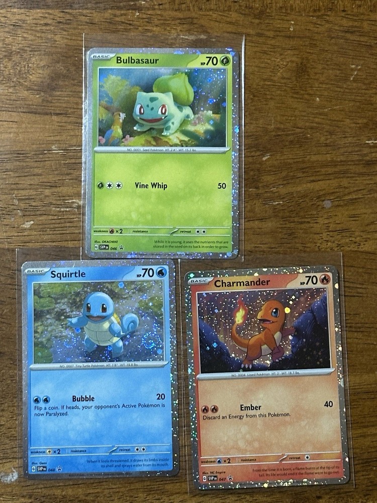 Pokemon 151 Poster Collection Box Promos Bulbasaur Charmander Squirtle