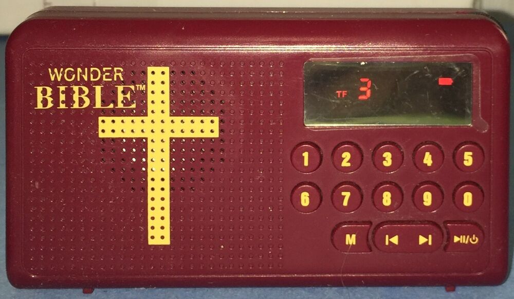 Wonder Bible Audio Electronic Player Old Testament King James Version KJV