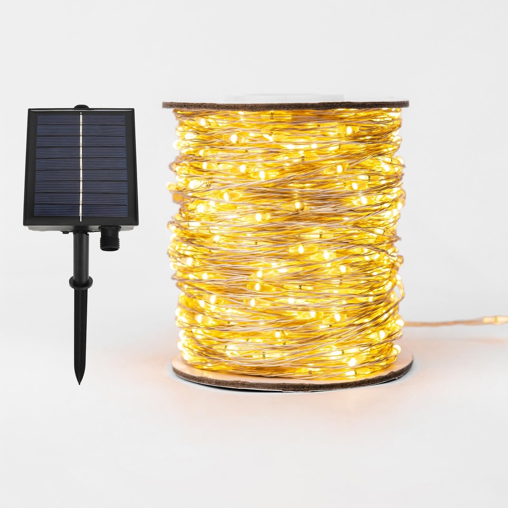 Solar String Lights Outdoor,100FT 300 LEDs Solar Fairy Lights,Waterproof Sola...