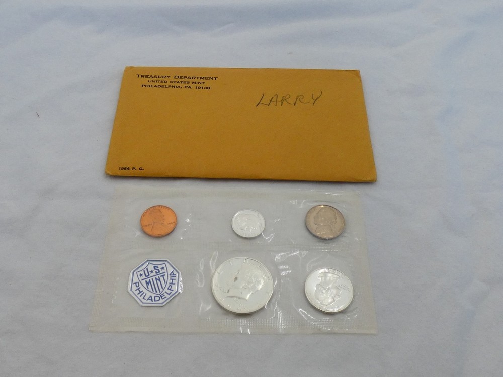 1964 U.S. 5 Coin Silver Proof Set U-10