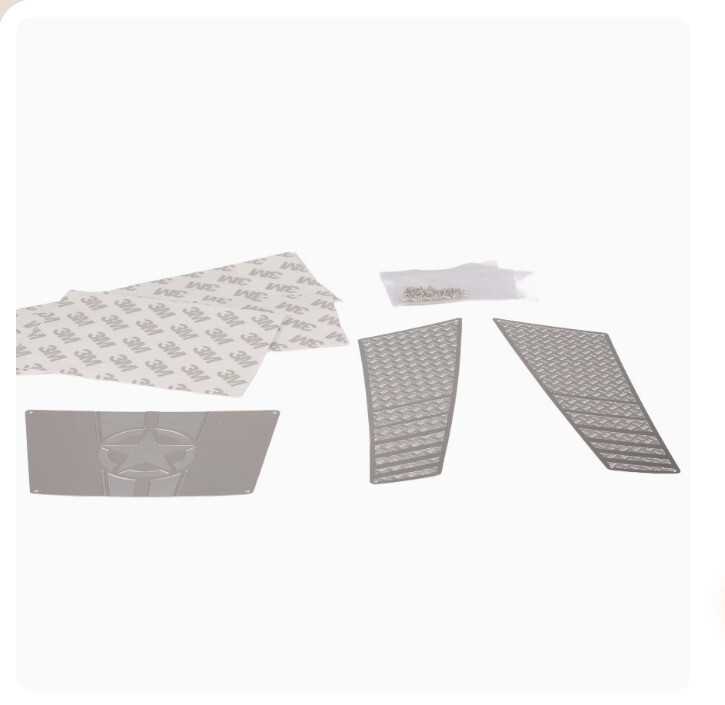 Hood Metal Anti Skateboard For DJ KM Thor 1/8 Ford Raptor F150 Pickup Truck ===