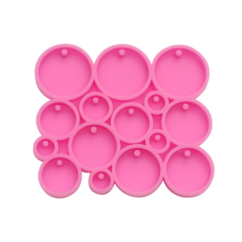 Tiny Resin Epoxy Mold for DIY Earrings Craft 5 Sizes 1.2-5cm