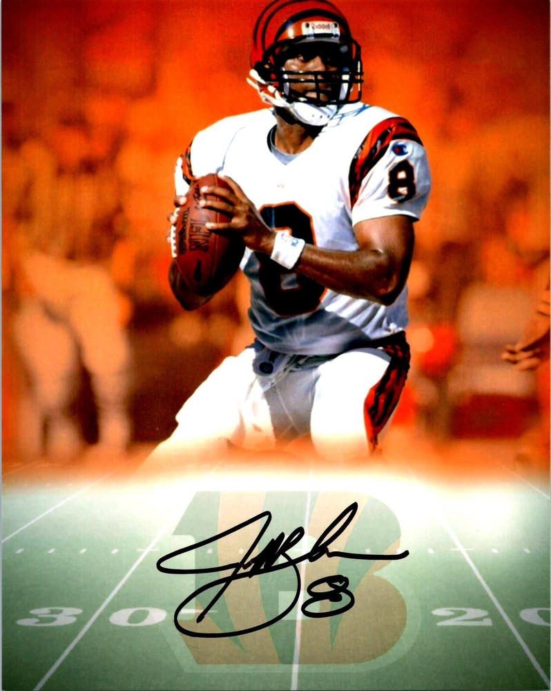 Jeff Blake Signed 8x10 Photo - Cincinnati Bengals - NFL