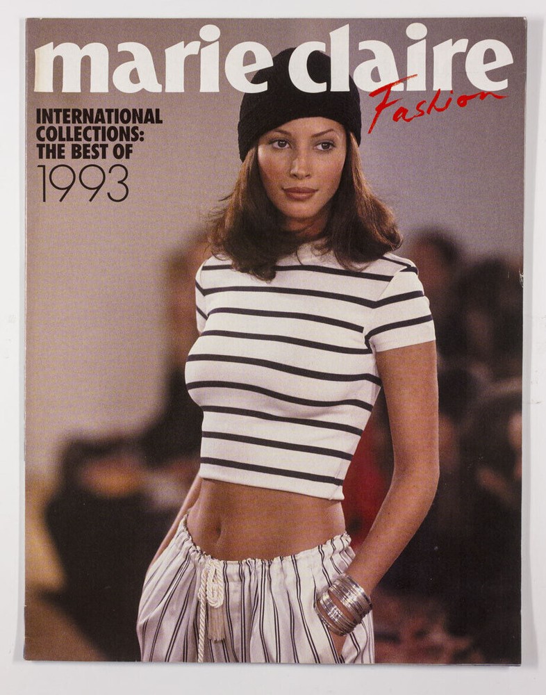 CHRISTY TURLINGTON INTERNATIONAL COLLECTIONS VTG - Marie Claire fashion magazine