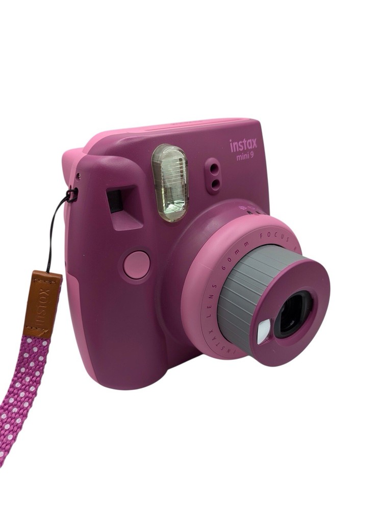 Fujifilm Instax Mini 9 Pink Instant Camera with Carrying Case