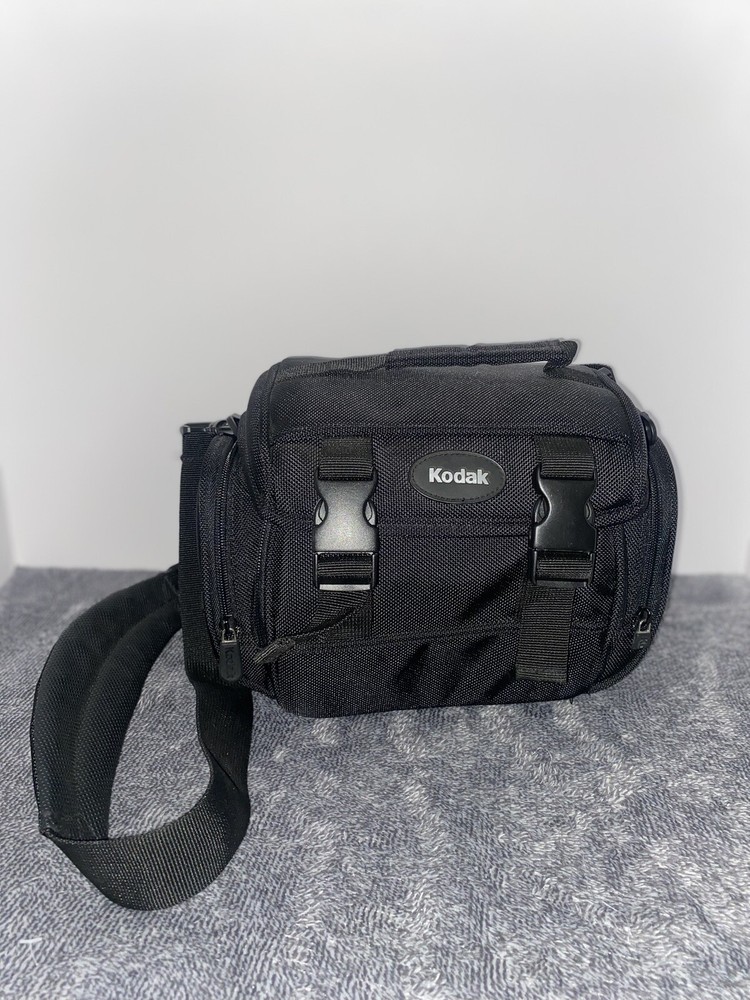 Kodak Camera Carrying Case Black Nylon Travel Bag Shoulder Strap Adjust