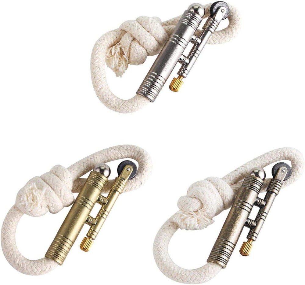 3PCS Windproof Rope Lighter Sailors Trench Vintage Lighter WWII Lighters Port...