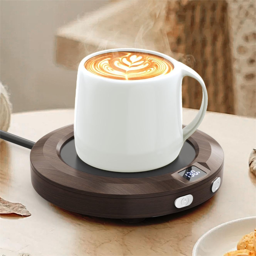 USB Mug Warmer for Coffee Tea with 3 Temperature Settings Auto Shut-Off
