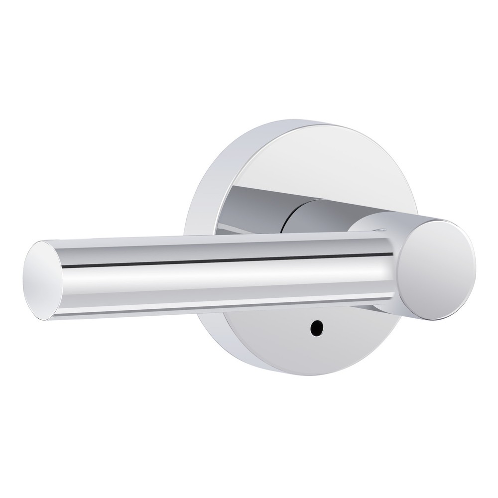 Miseno MLK3012 Elkton Chrome Round Rod Privacy Door Lever Set