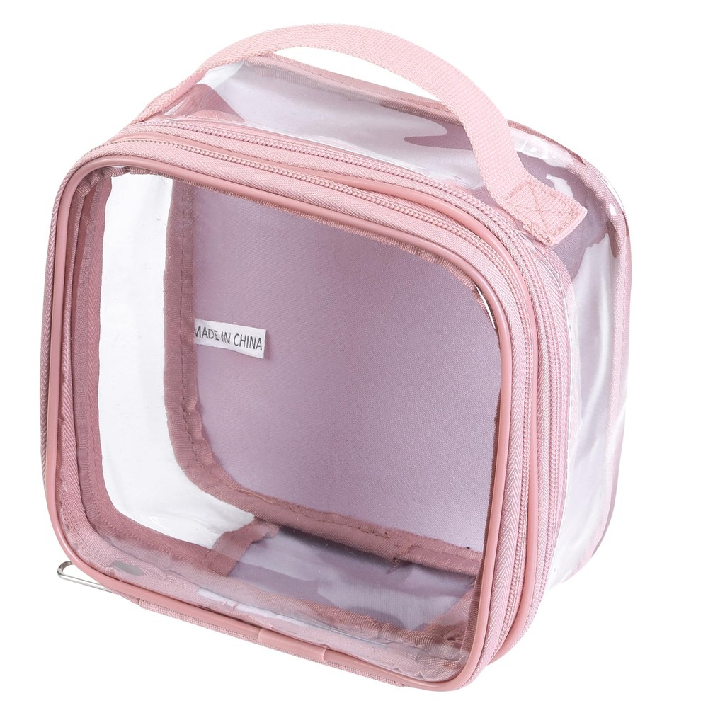 TSA Approved Clear Travel Toiletry Bag for Carry On Reusable Organizer