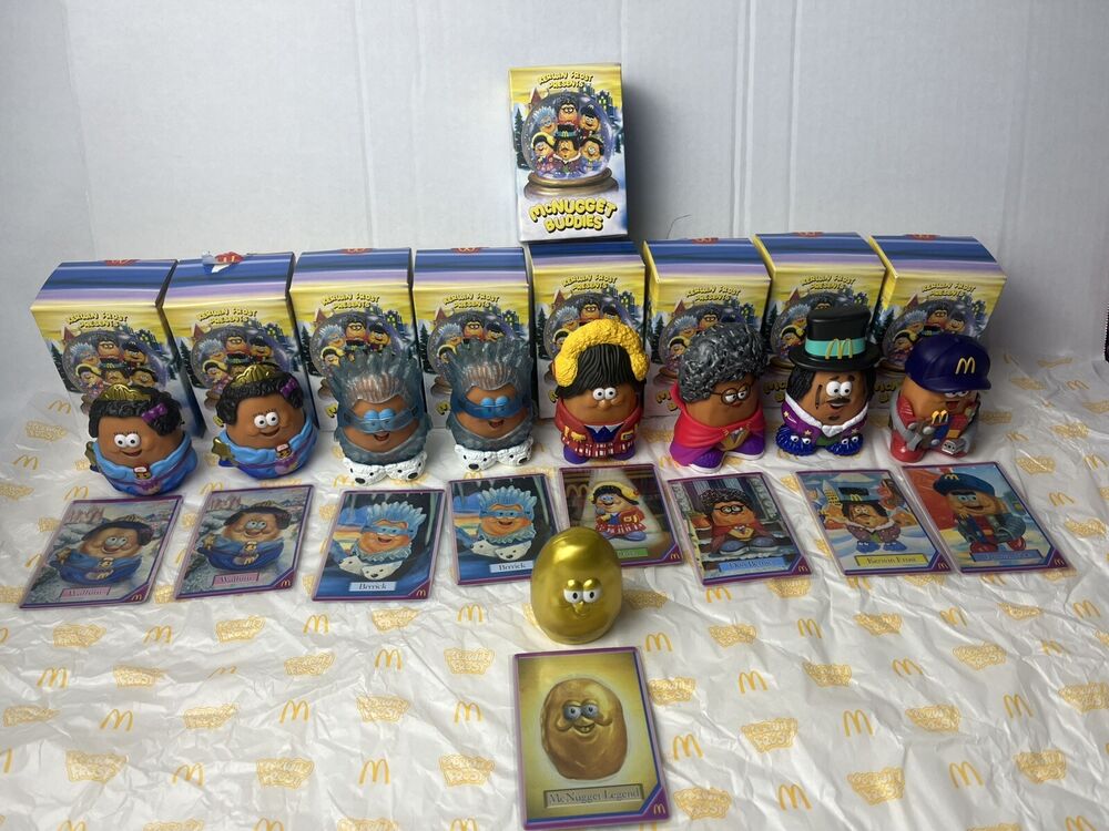 2023 McDONALD'S KERWIN FROST McNUGGET BUDDIES! COMPLETE SET, + GOLD NUGGET