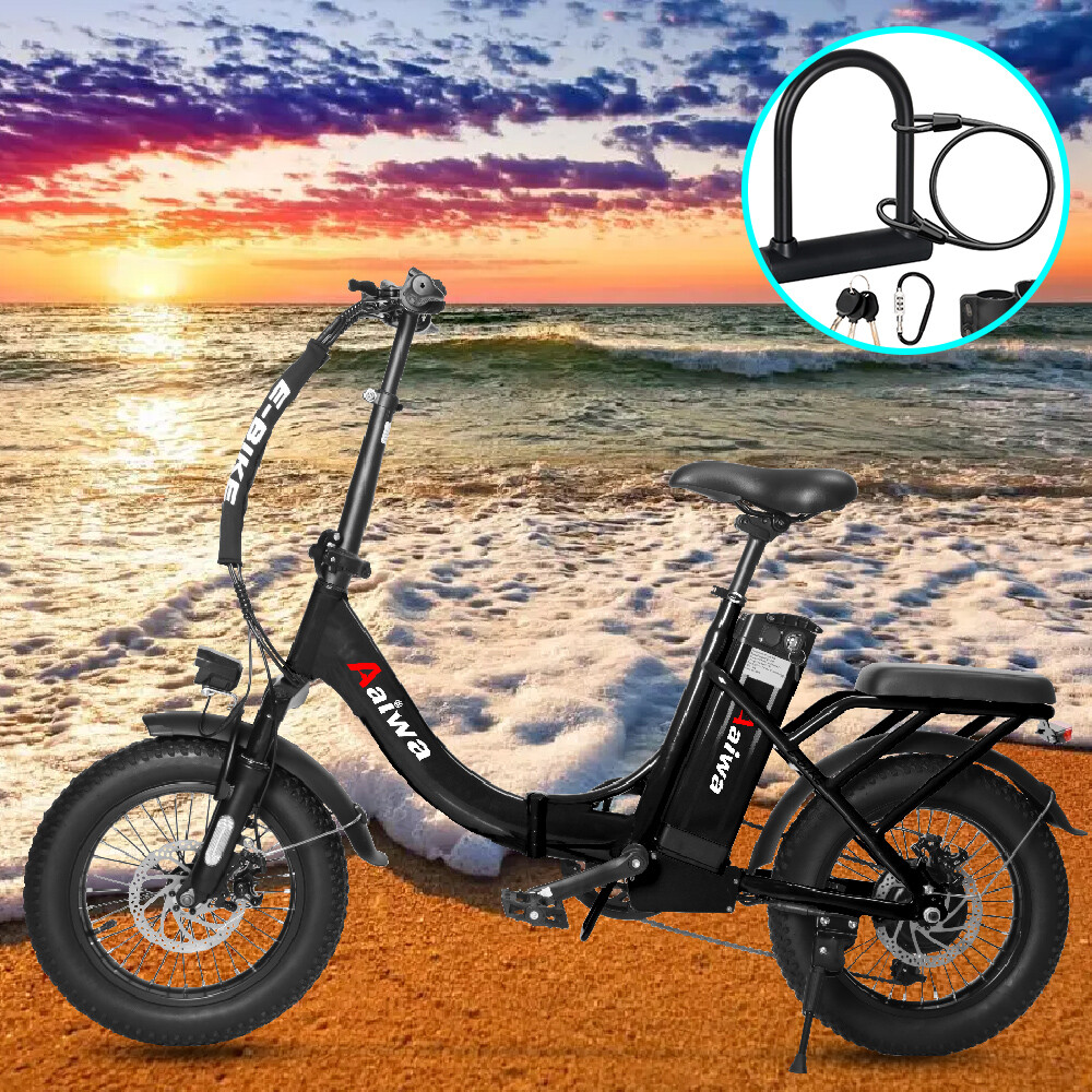 16in Fat Tire Folding Electric Bike 36V Commuter Ebike for Adults