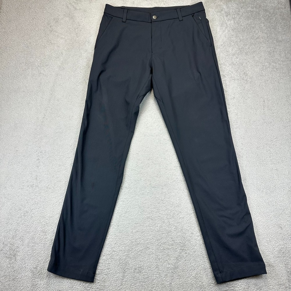 Lululemon Men’s Commission Pants 31x32 Gray Warpstreme Stretch Classic Fit