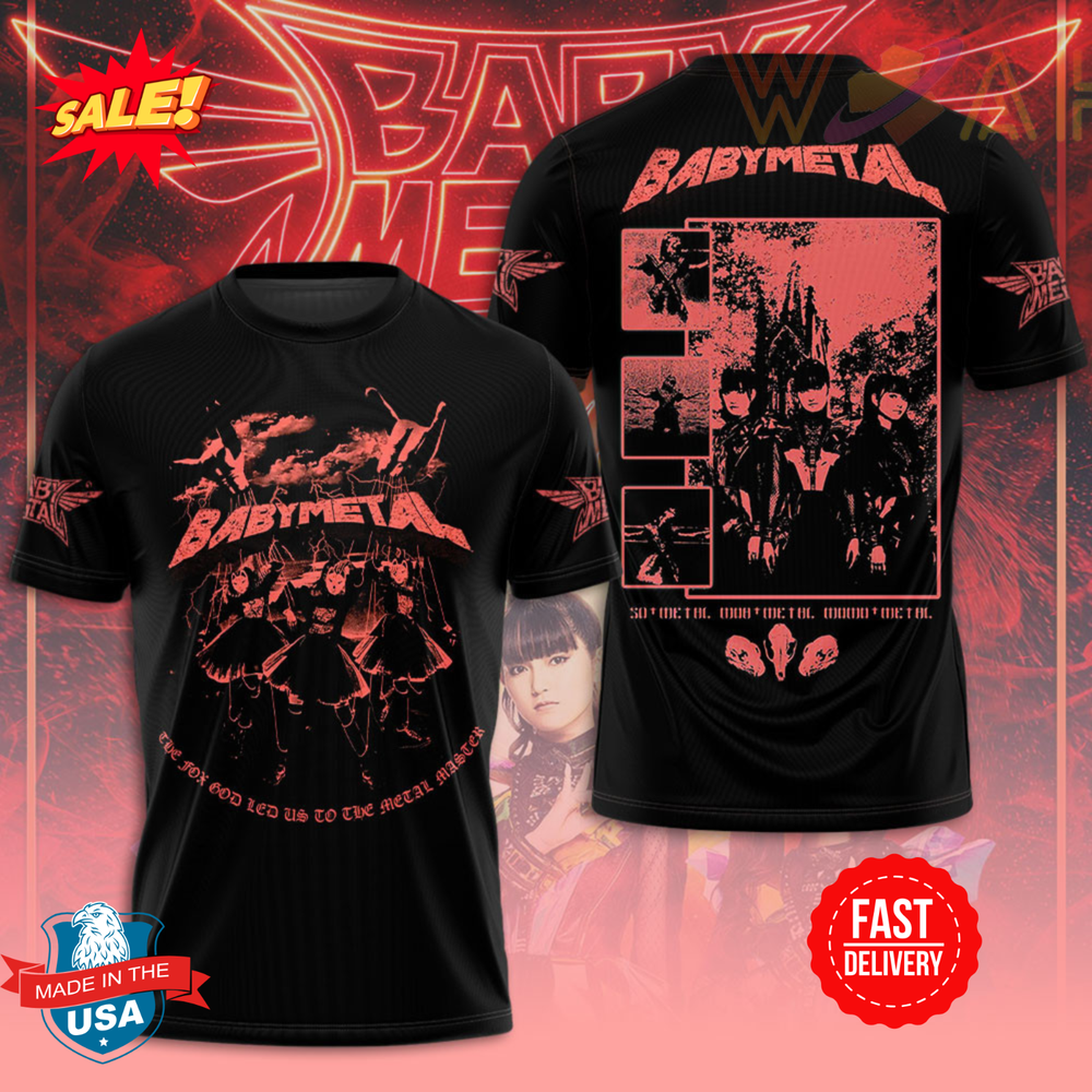 Hot Item!!! Babymetal 3D T-shirt S-5XL 2024