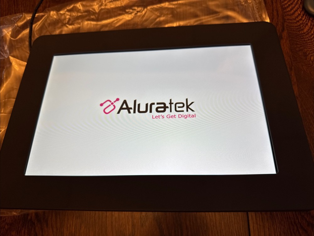 Aluratek 10-Inch Digital Photo Frame Wi-Fi Touch Screen 8GB  New