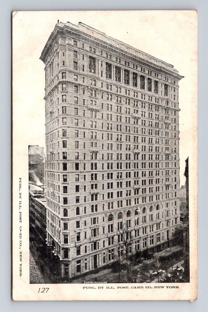 Discover the Iconic Empire State Building in New York City with this Vintage Antique Souvenir Postcard