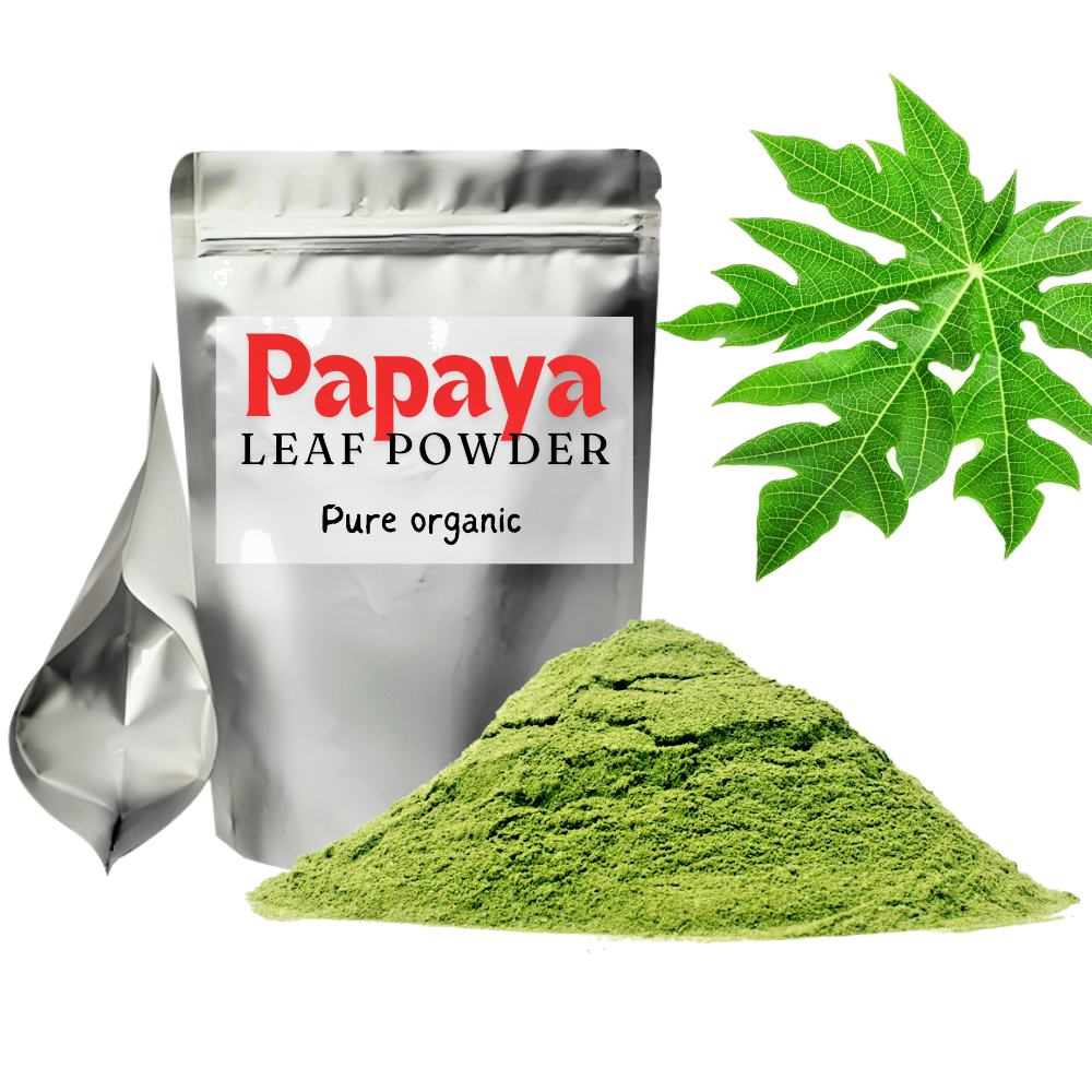 Organic Dried Papaya Leaf Powder Pure Natural Ground Herbal Supplement  